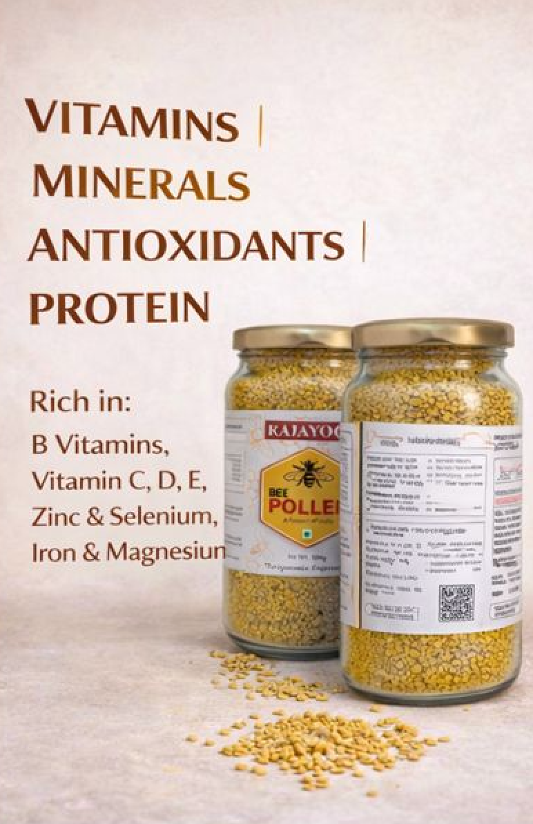 Rajayogi Premium Himalayan Bee Pollen 500g – Raw, Natural & Pure Superfood - Image 4