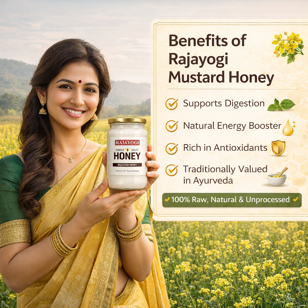 Rajayogi Natural Mustard Crystallized Honey - Image 4
